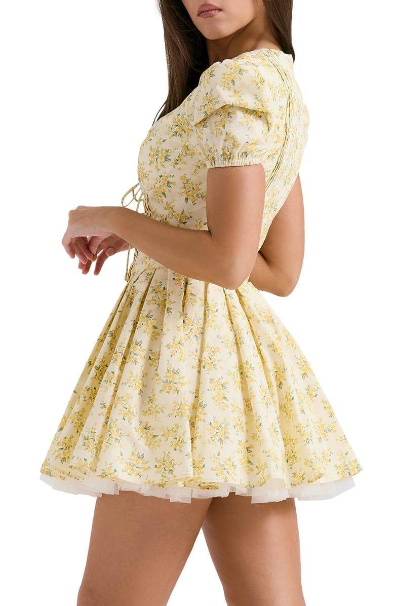 Lila | Robe Corsetée avec Motifs Floraux et Élégants pour Femmes