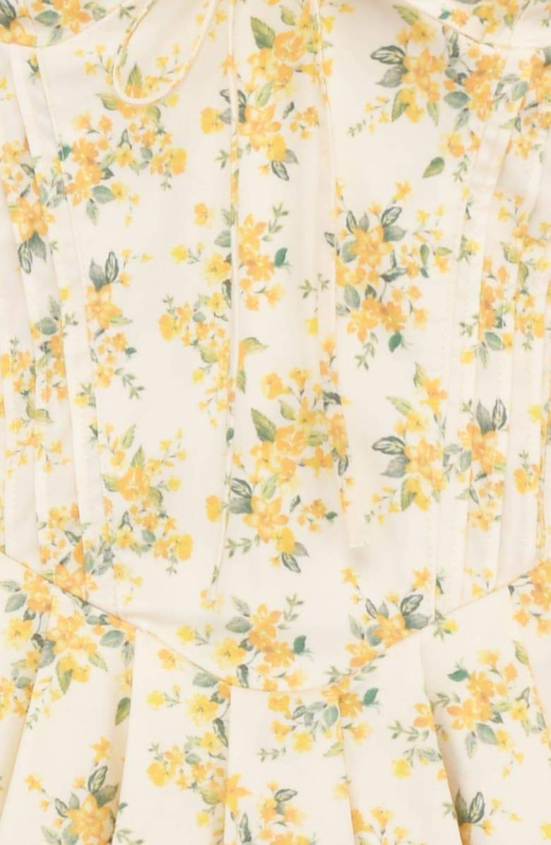 Lila | Robe Corsetée avec Motifs Floraux et Élégants pour Femmes
