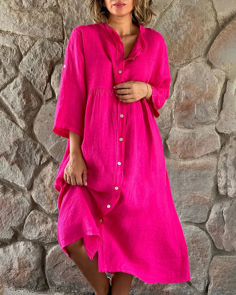 Lisa - robe chemise ample