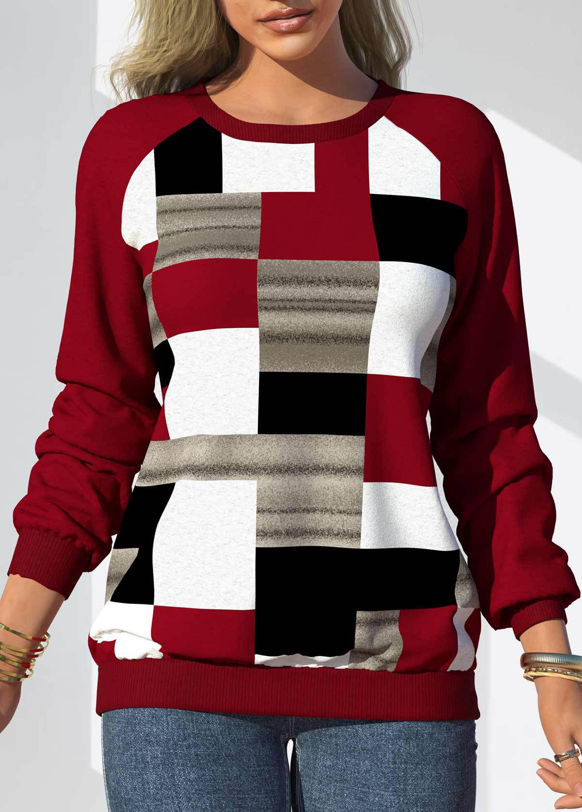 Léandre | Pull Carrelé avec Coton Doux et Design Élégant pour Printemps et Automne