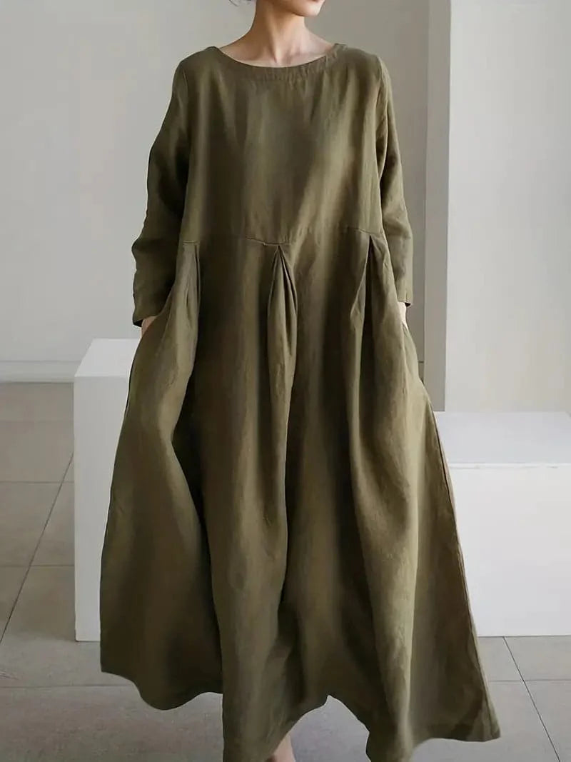 Era - Robe longue ample en finition de haute qualité