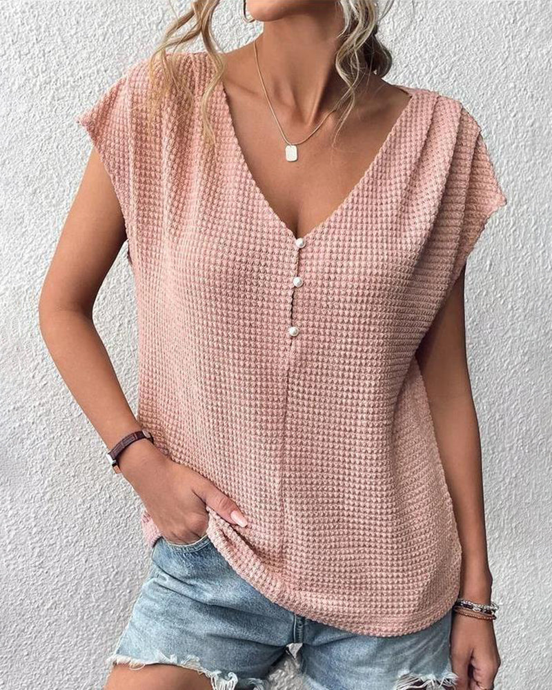 Léonie | Top avec Perles Élégantes et Coupe Légère pour Femmes