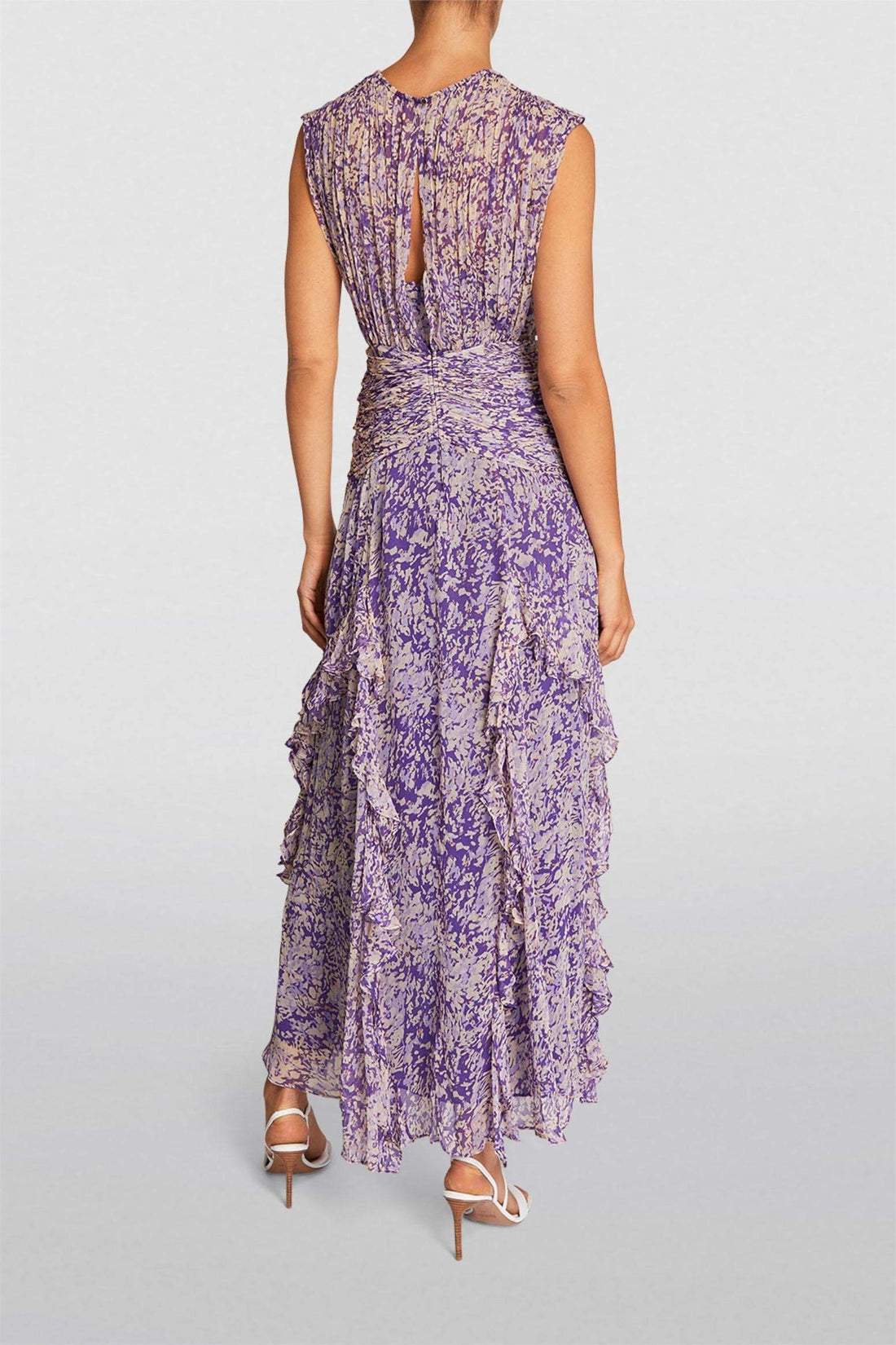 Isadora | Robe Plissée avec Motifs Floraux et Silhouette Élégante pour Femmes
