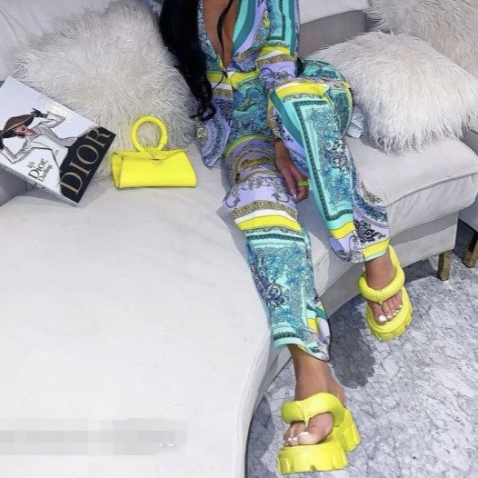 Lunaire | Chaussures de plage avec Semelle Épaisse et Design Élégant pour Femmes