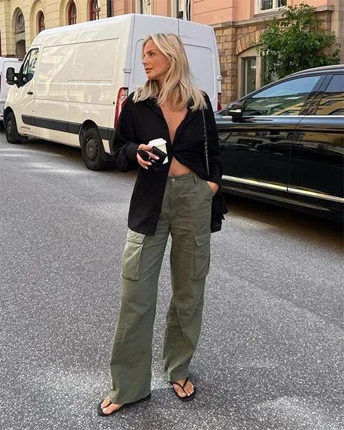 Berenike | Pantalon cargo chic pour femmes