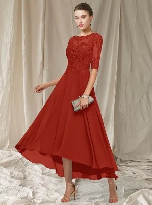 Dorothea | Maxi-robe de fête élégante avec dentelle
