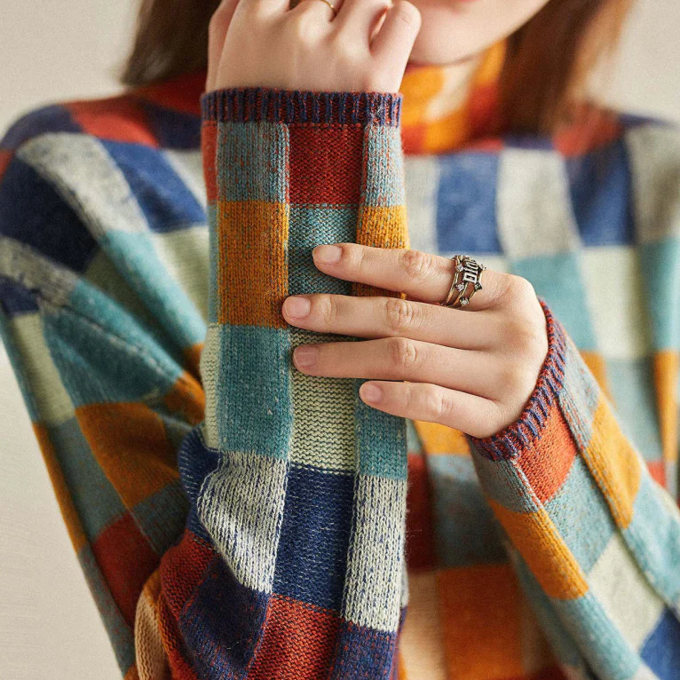 Lindsay - Pull à col roulé Cashmere Couture