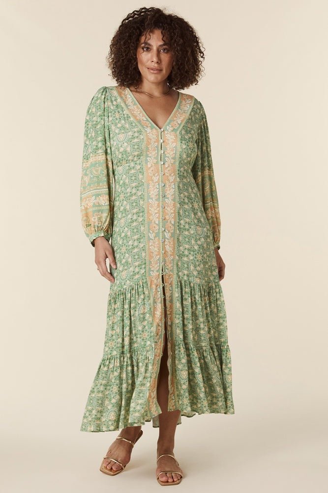 Isolde | Robe Maxi Imprimée avec Motifs Floraux Élégants pour Femmes