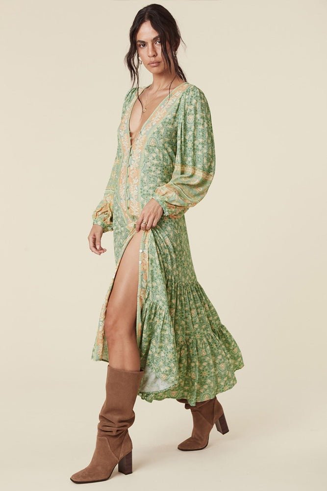 Isolde | Robe Maxi Imprimée avec Motifs Floraux Élégants pour Femmes