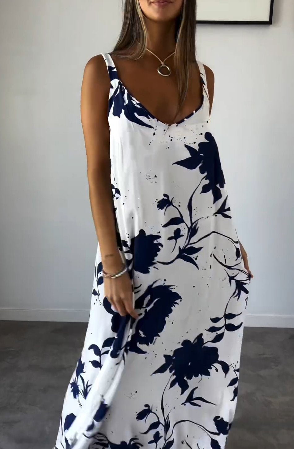 Alyssa | Robe Imprimée avec Tissus de Haute Qualité et Motifs Élégants pour Femmes