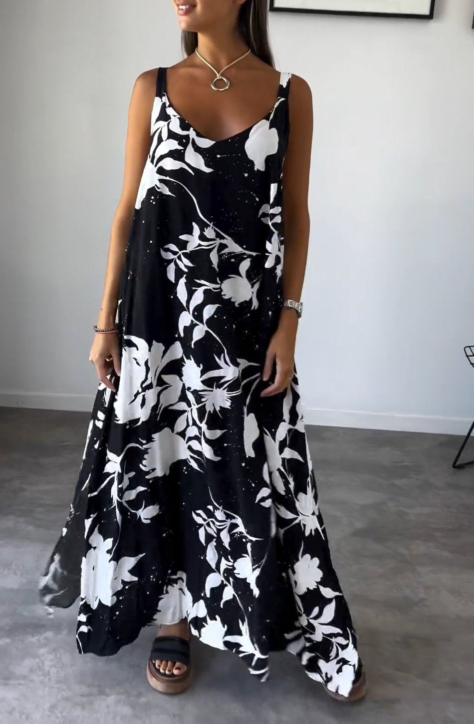 Alyssa | Robe Imprimée avec Tissus de Haute Qualité et Motifs Élégants pour Femmes