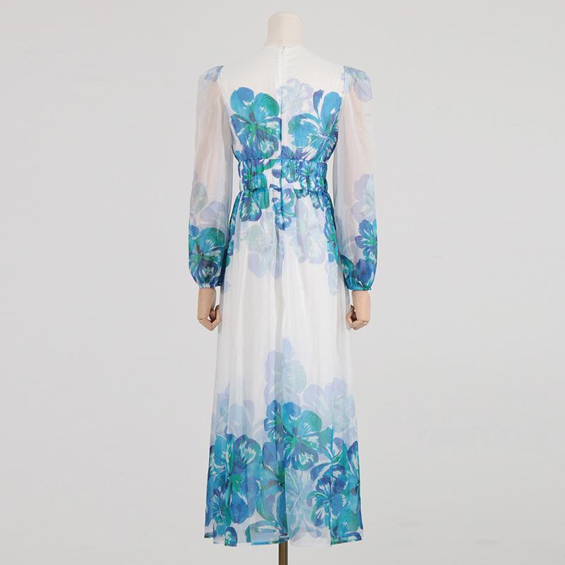 Léonie | Robe à fleurs avec Tissus de qualité et Motifs uniques pour Femmes
