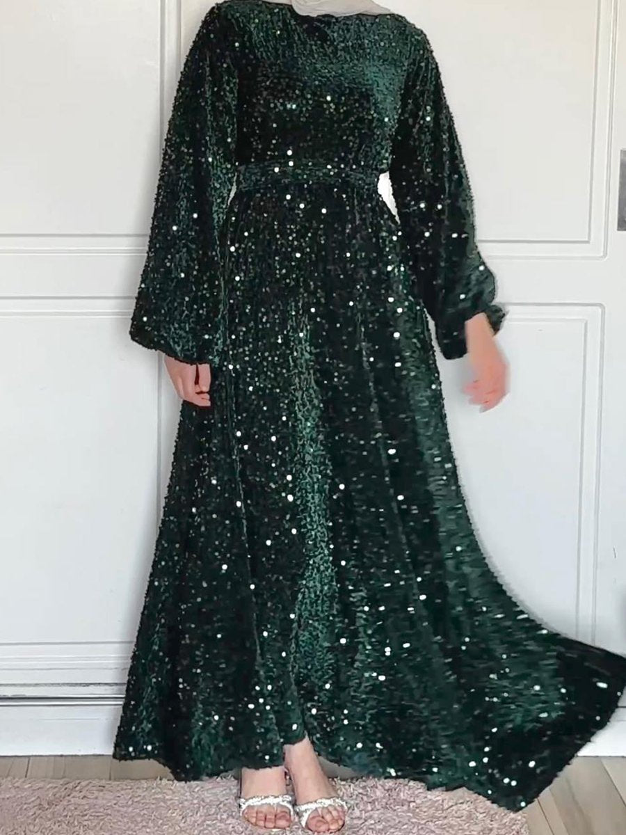 Séréna | Robe à Paillettes avec Élégance et Confort pour Femmes