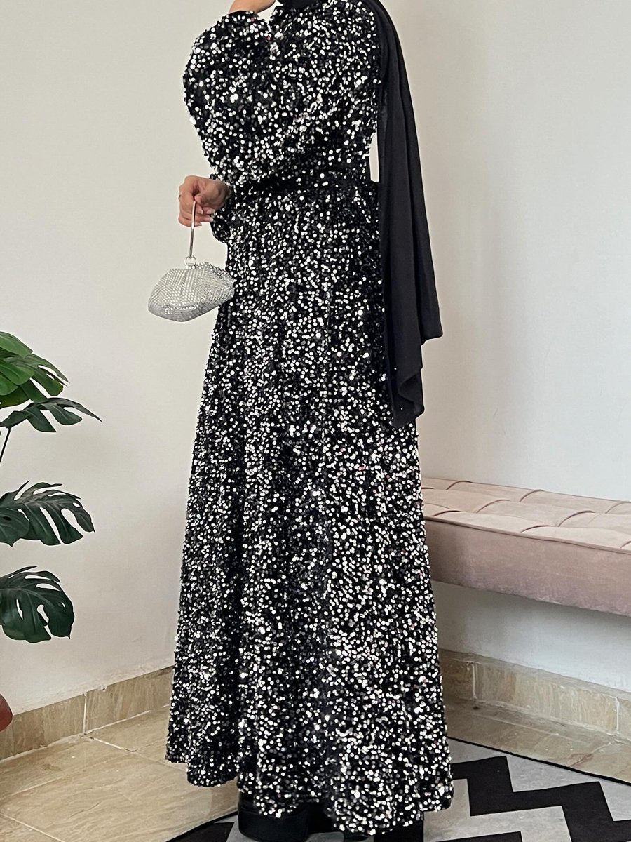 Séréna | Robe à Paillettes avec Élégance et Confort pour Femmes