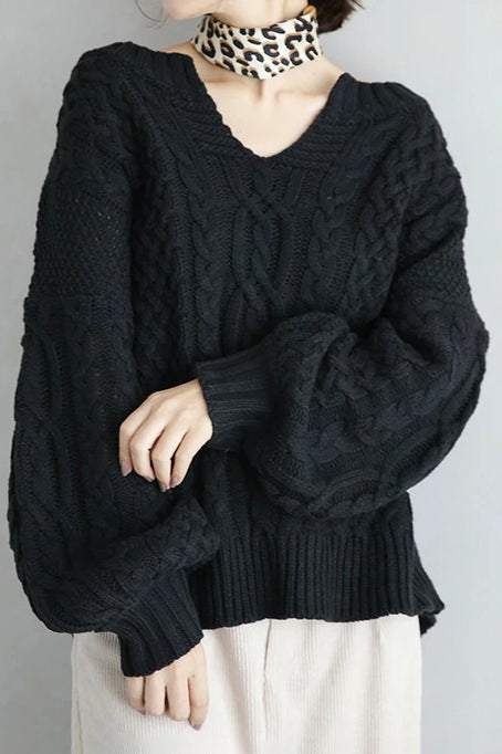Lysandra | Pull en laine ample avec Texture Moderne et Confort Exceptionnel pour Femmes