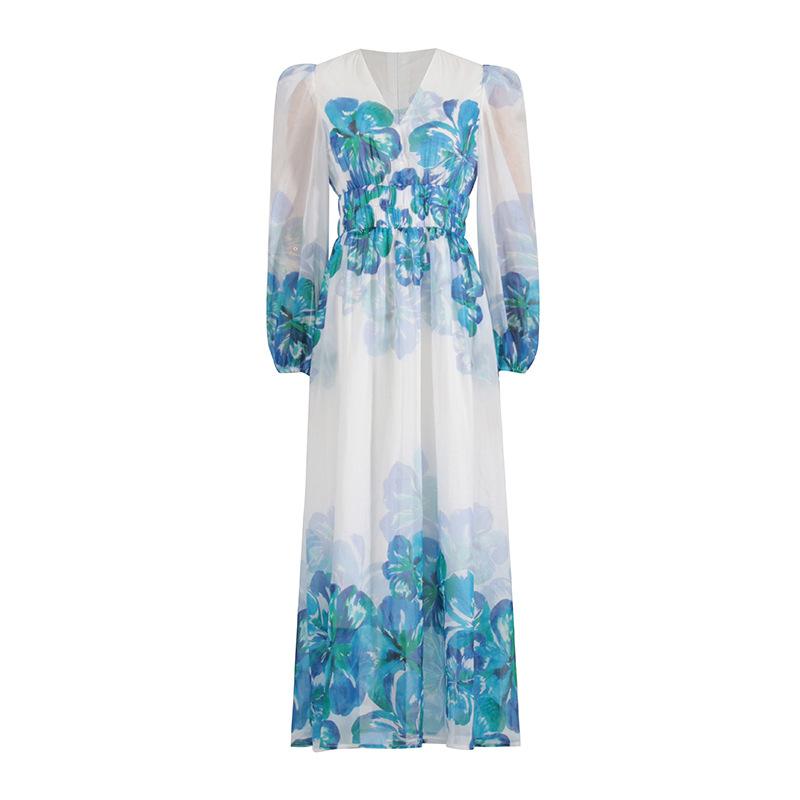 Léonie | Robe à fleurs avec Tissus de qualité et Motifs uniques pour Femmes