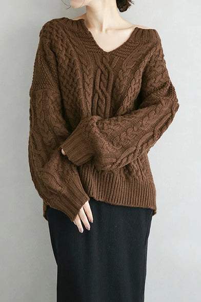 Lysandra | Pull en laine ample avec Texture Moderne et Confort Exceptionnel pour Femmes