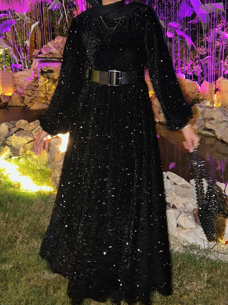 Séréna | Robe à Paillettes avec Élégance et Confort pour Femmes
