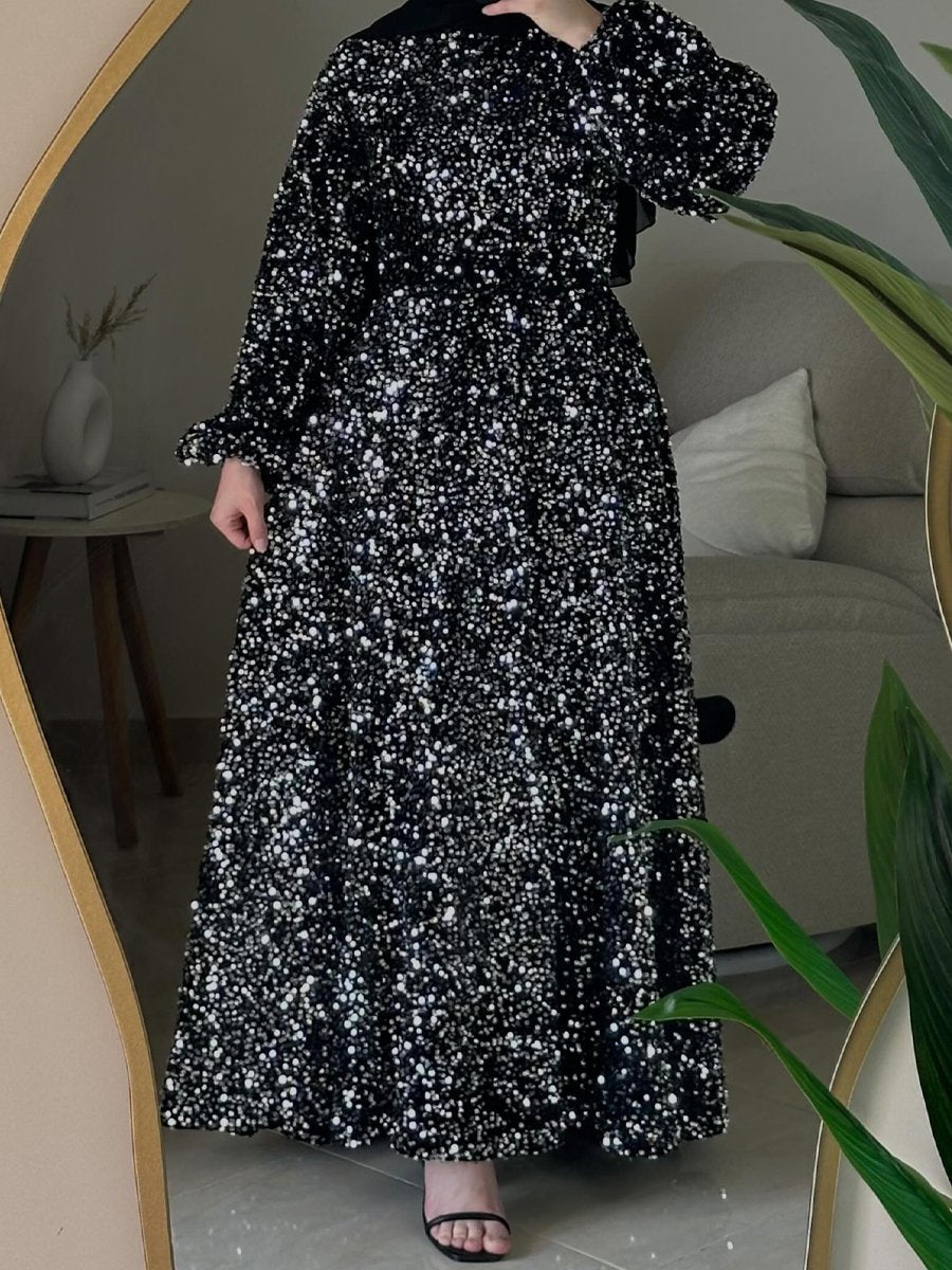 Séréna | Robe à Paillettes avec Élégance et Confort pour Femmes