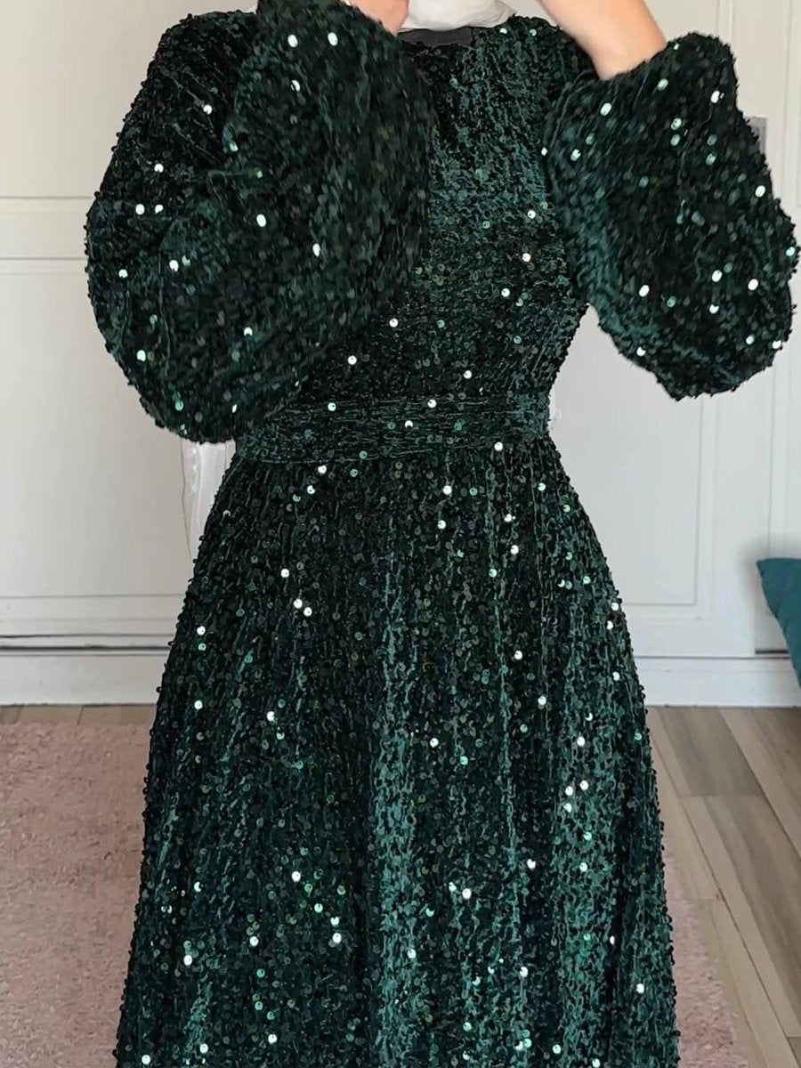 Séréna | Robe à Paillettes avec Élégance et Confort pour Femmes