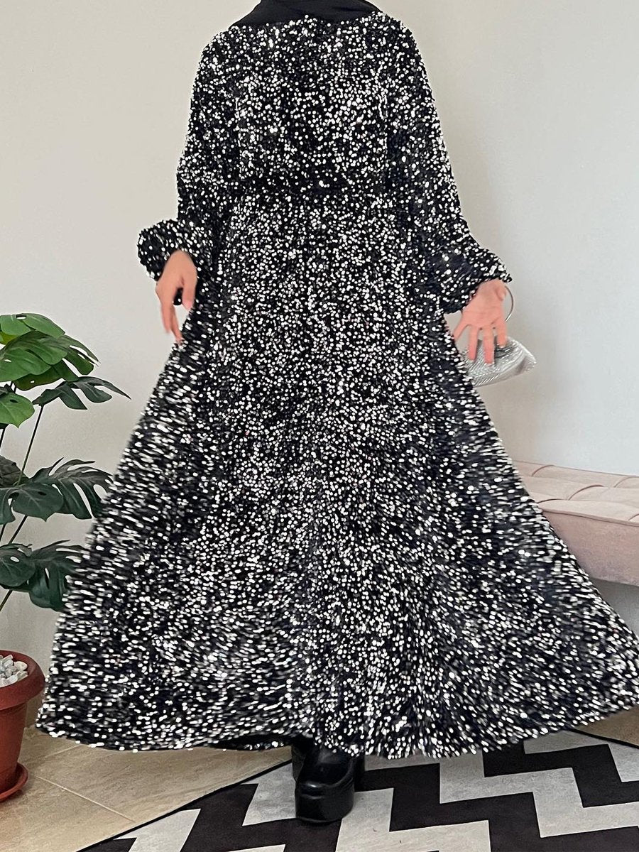 Séréna | Robe à Paillettes avec Élégance et Confort pour Femmes