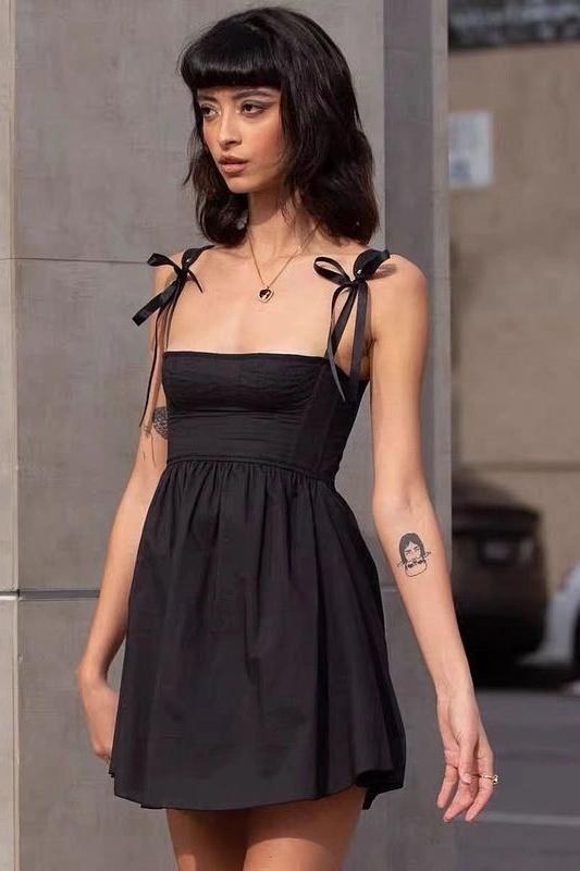 Céleste | Mini Robe à Bretelles avec Détails Élégants pour Femmes