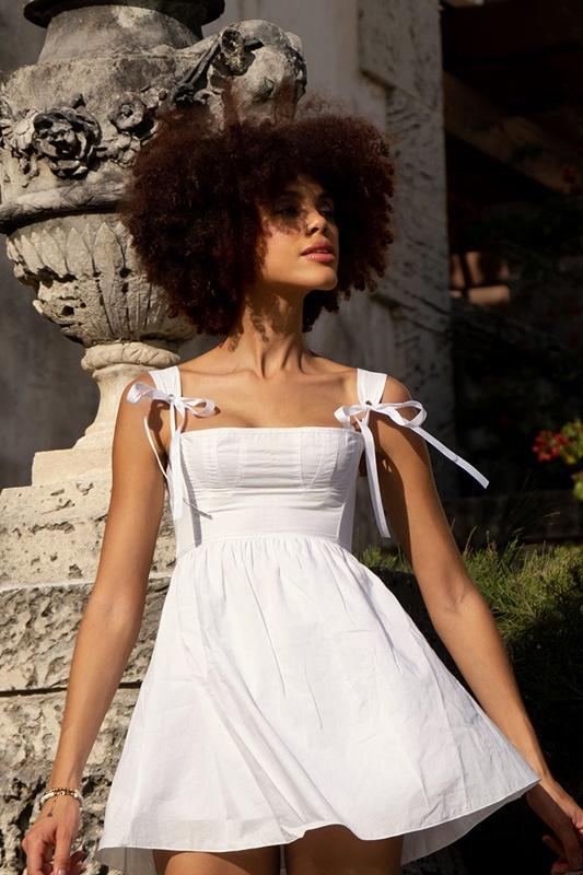 Céleste | Mini Robe à Bretelles avec Détails Élégants pour Femmes