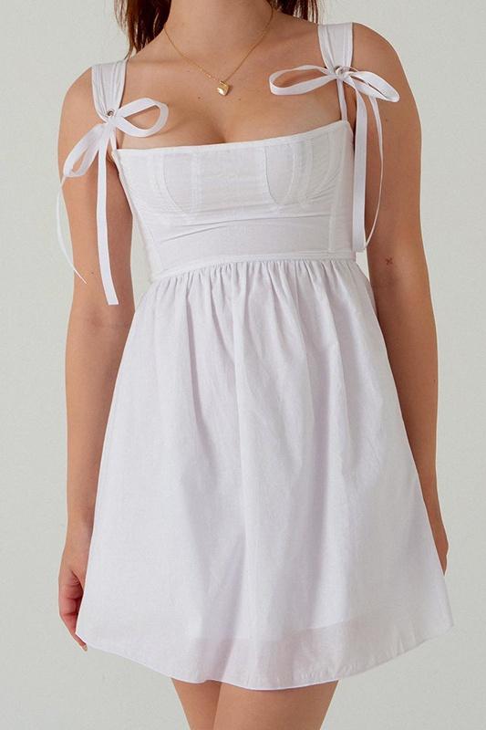 Céleste | Mini Robe à Bretelles avec Détails Élégants pour Femmes