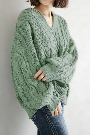 Lysandra | Pull en laine ample avec Texture Moderne et Confort Exceptionnel pour Femmes