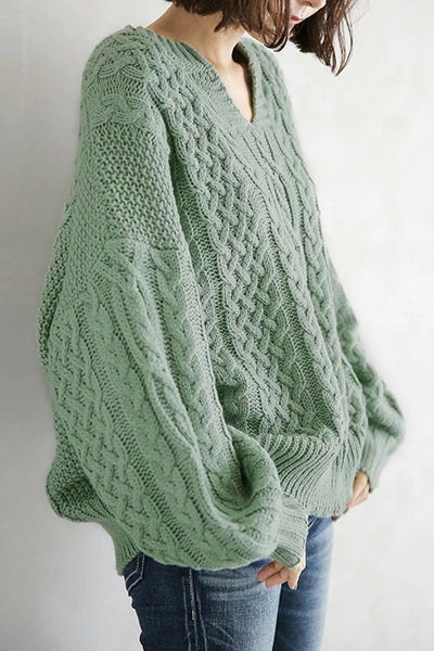 Lysandra | Pull en laine ample avec Texture Moderne et Confort Exceptionnel pour Femmes