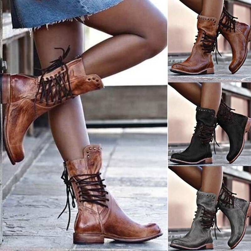 Celeste | Bottes en cuir pour femmes