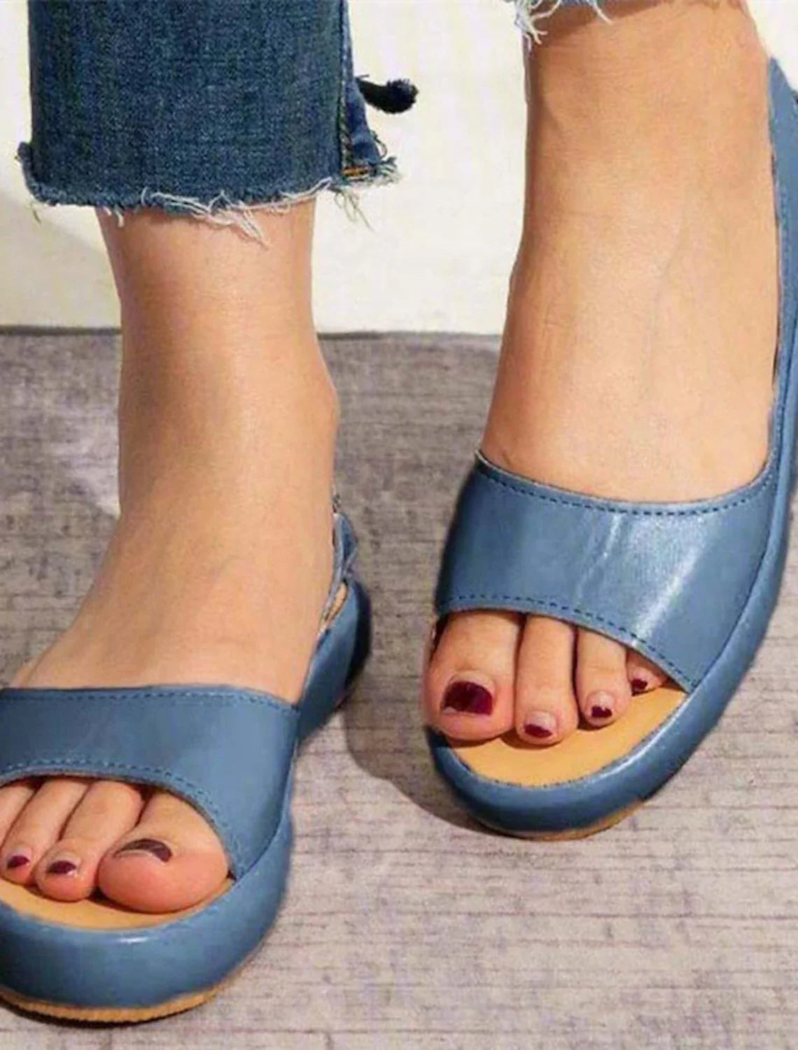 Isabella - Mujer Sandales Slip-Ons