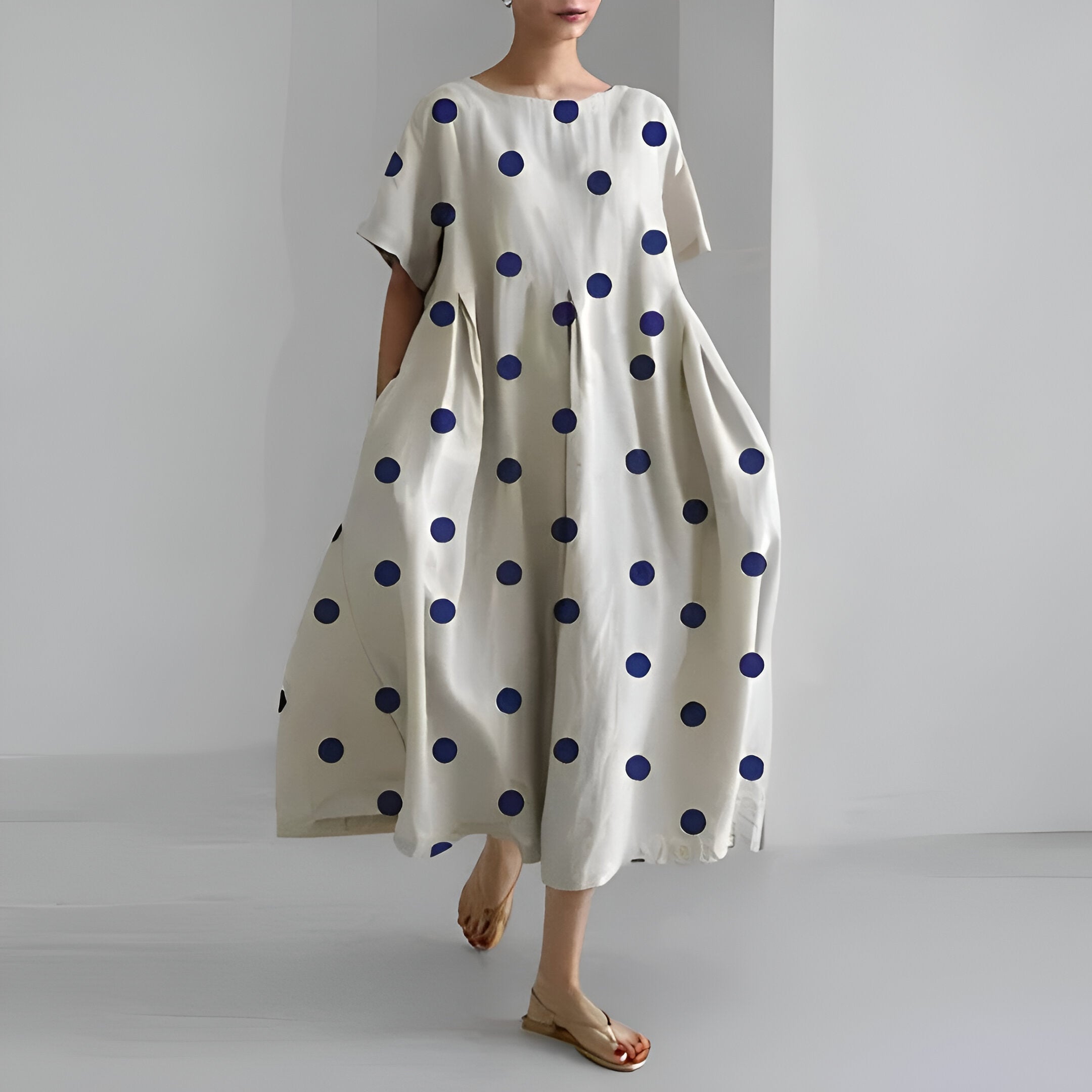 Lila | Robe Fleurie avec Tissu de Qualité et Motifs Uniques pour Femmes