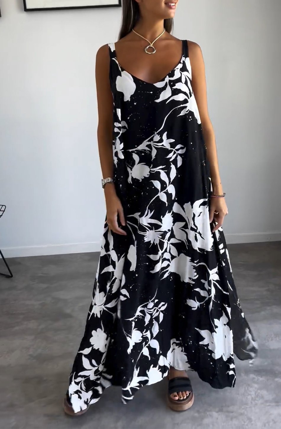Alyssa | Robe Imprimée avec Tissus de Haute Qualité et Motifs Élégants pour Femmes