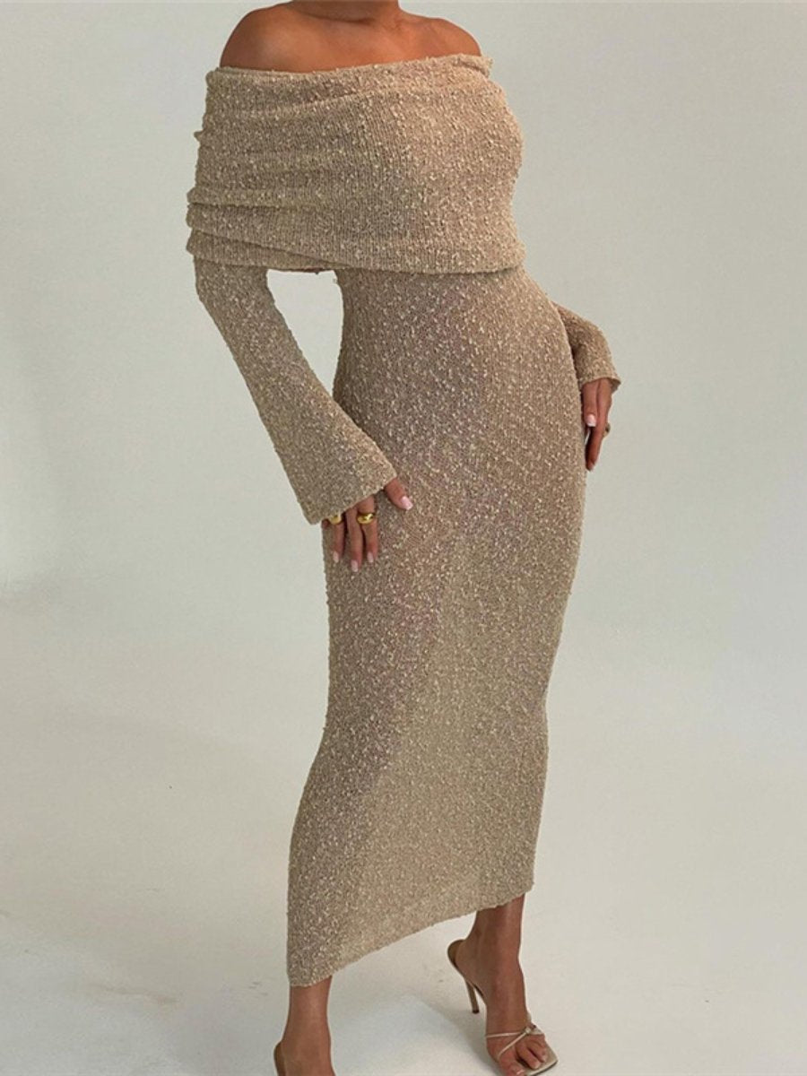 Lunaire | Robe Maxi sans Bretelles avec Tissus de Qualité et Motifs Uniques pour Femmes