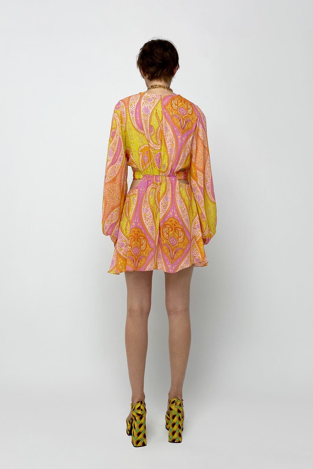 Céleste | Mini-robe avec Motifs Uniques et Détails Élégants pour Femmes