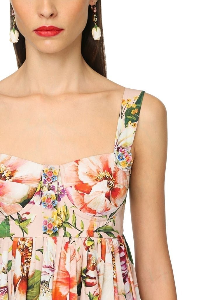 Léonie | Robe Fleurie avec Tissus de Haute Qualité et Silhouette Élégante pour Femmes