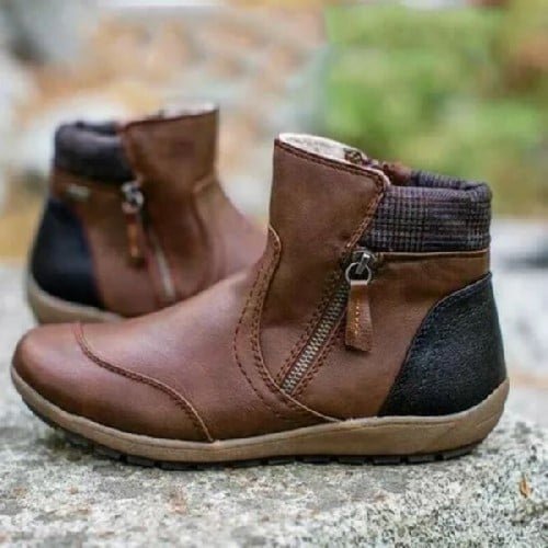 Regin - Bottes à fermeture éclair élégantes et confortables pour femmes