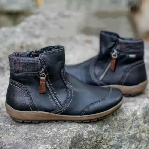 Regin - Bottes à fermeture éclair élégantes et confortables pour femmes