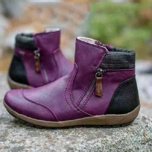 Regin - Bottes à fermeture éclair élégantes et confortables pour femmes