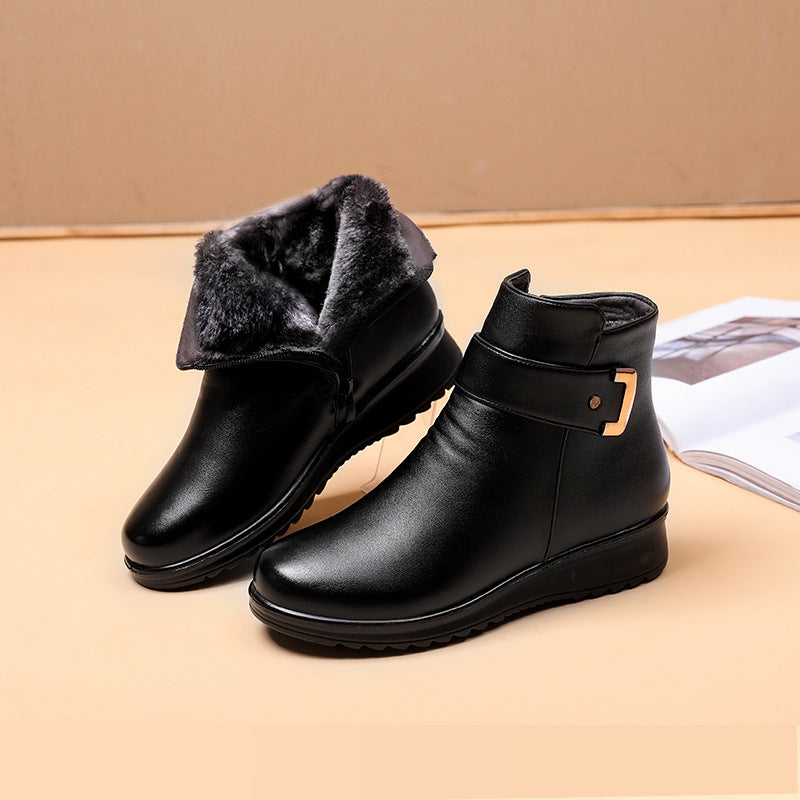 Nicollette - Bottes classiques élégantes à fermeture éclair pour femmes
