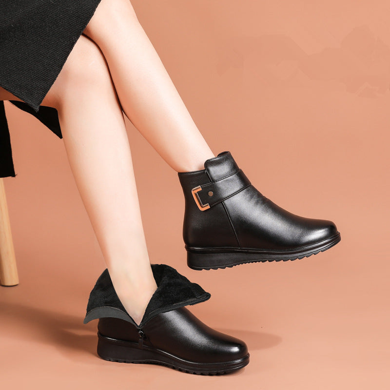 Nicollette - Bottes classiques élégantes à fermeture éclair pour femmes
