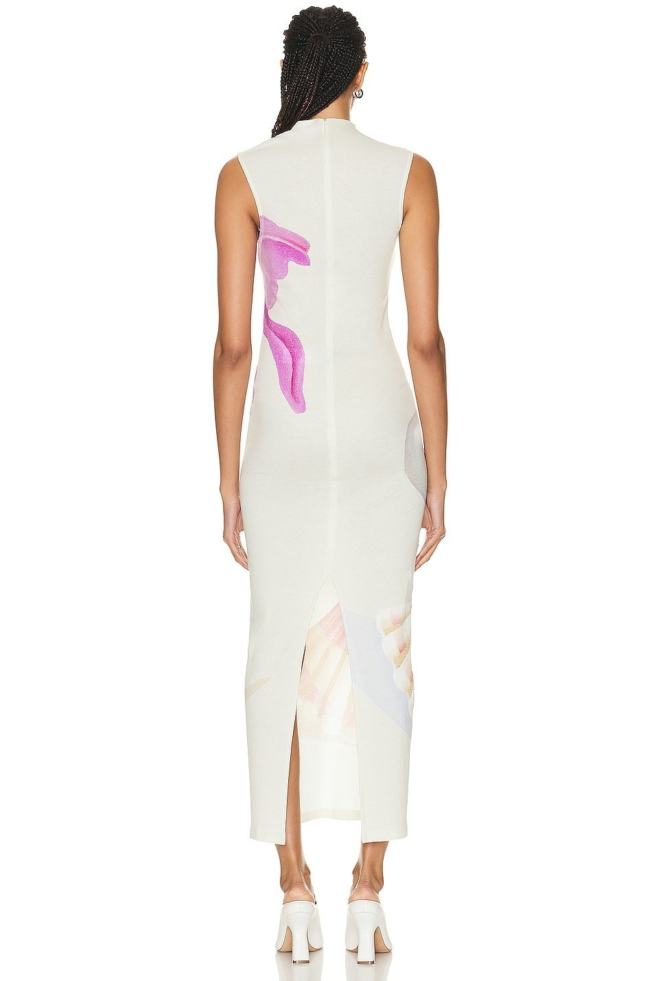 Mara | Robe Maxi avec Imprimé Floral et Col Roulé pour Femmes