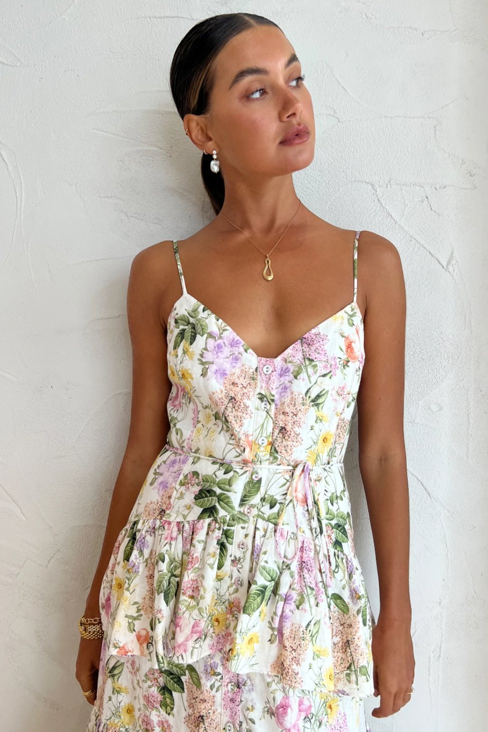 Soleil | Robe d'été avec Imprimé Floral Éclatant et Tissu Léger pour Femmes
