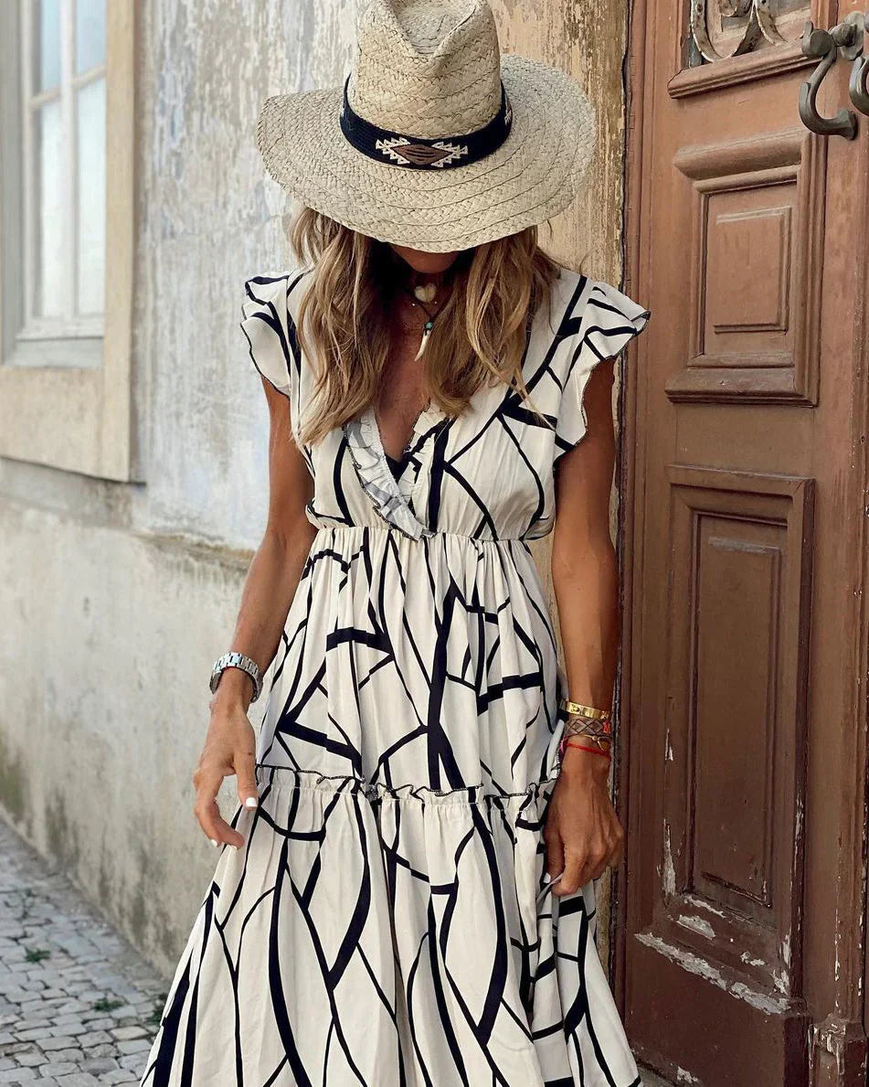 Robe longue monochrome Luna