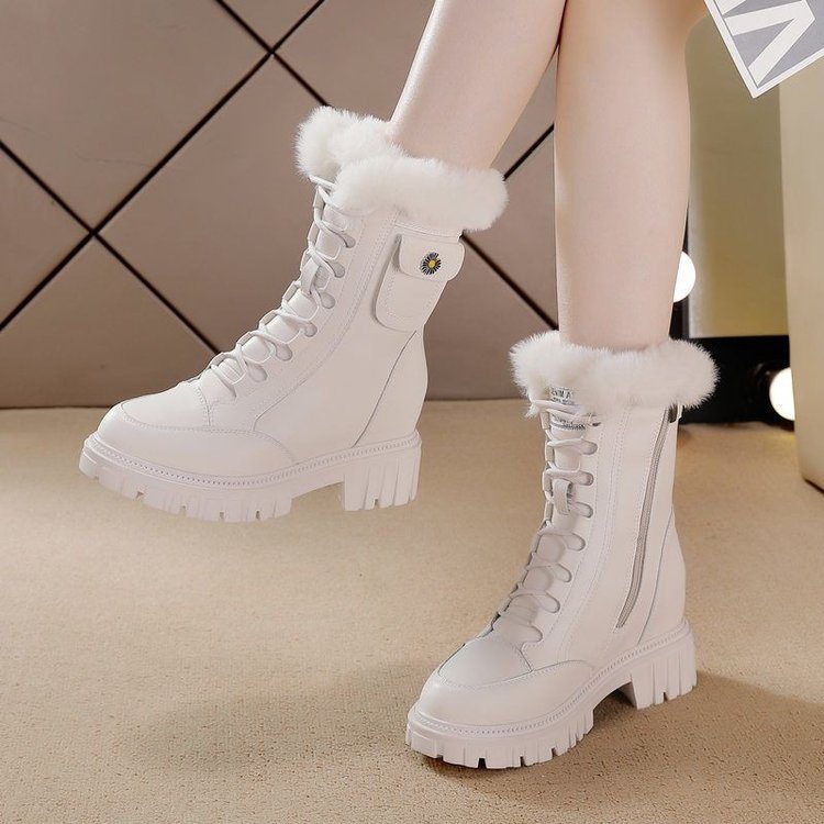 Lene - Bottes à collet élégant pour dames