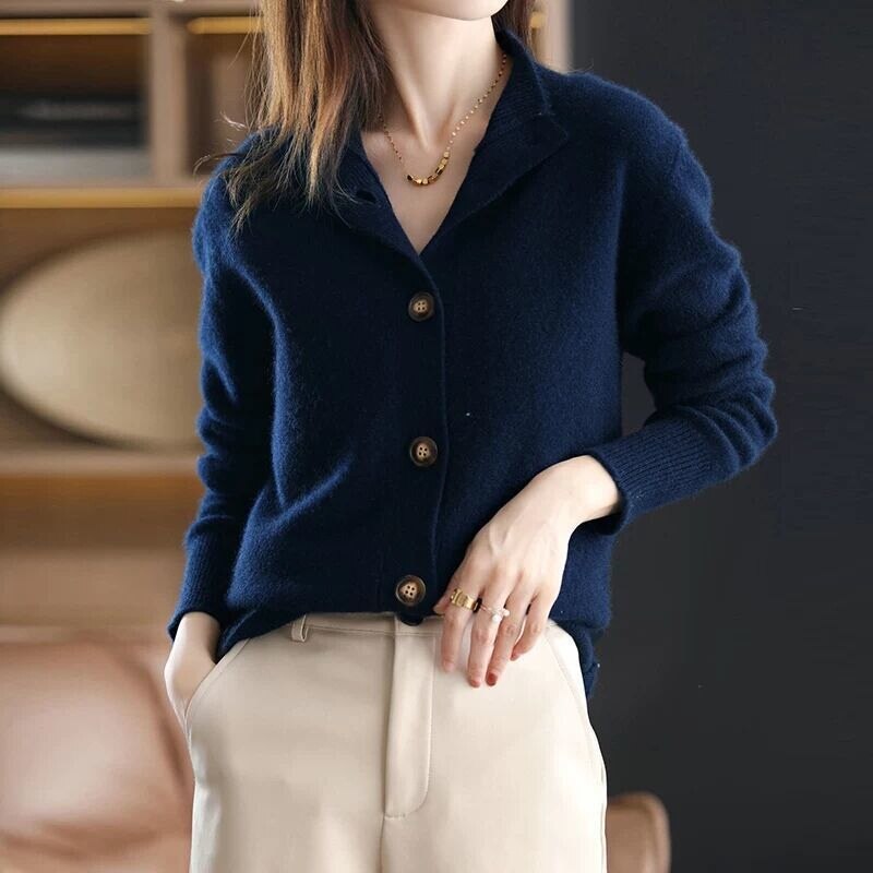 Brune | Cardigan Doux Pour Femmes | Chaud