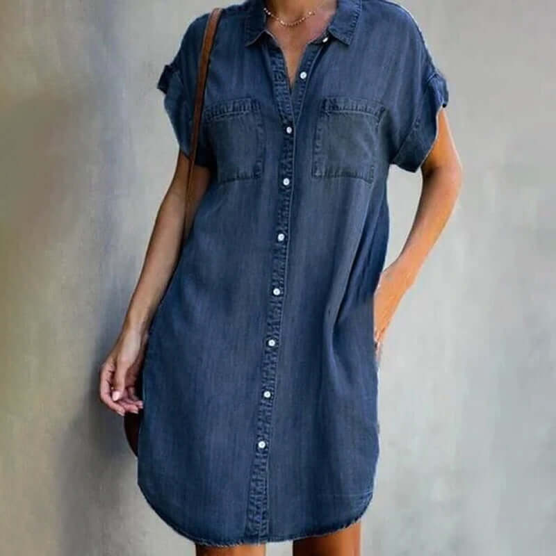 Andrea - Robe en jean