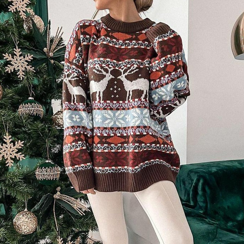 Céleste | Pull avec Détails Festifs et Douceur Confortable pour Noël