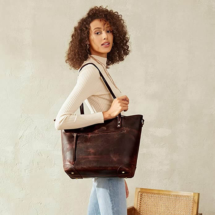 Bellevo | Sac Fourre-Tout Vintage en Cuir